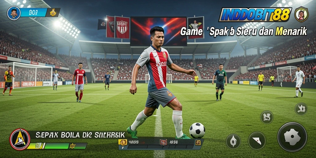 Tampilan gameplay seru dan mendebarkan di INDOBIT88.