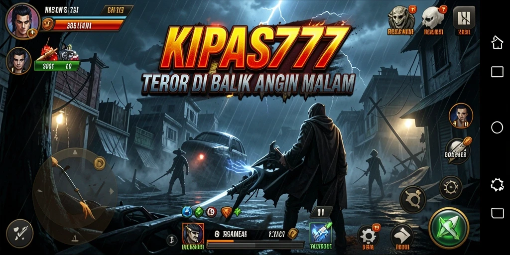 Screenshot menunjukkan gameplay yang menyeramkan di KIPAS777.