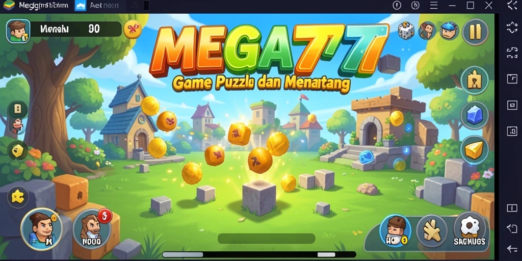 Tampilan gameplay seru dan menantang dari MEGA777.