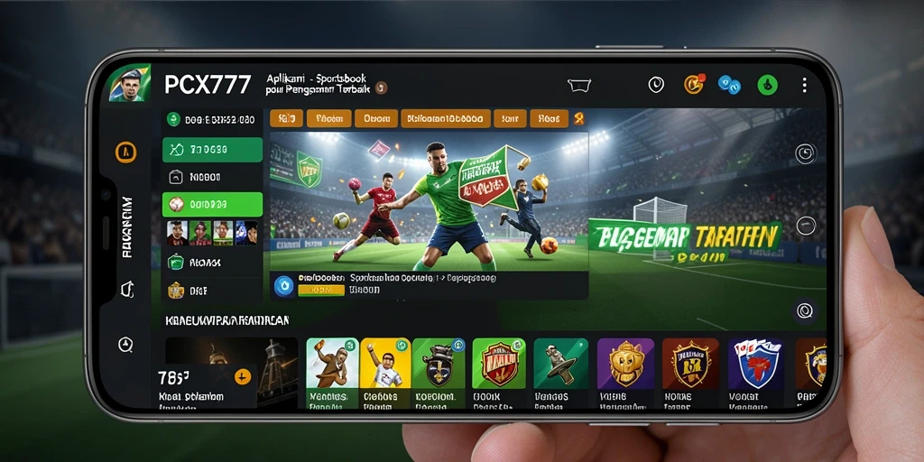Tampilan gameplay menarik dari PCX777 untuk pengalaman Sportsbook.