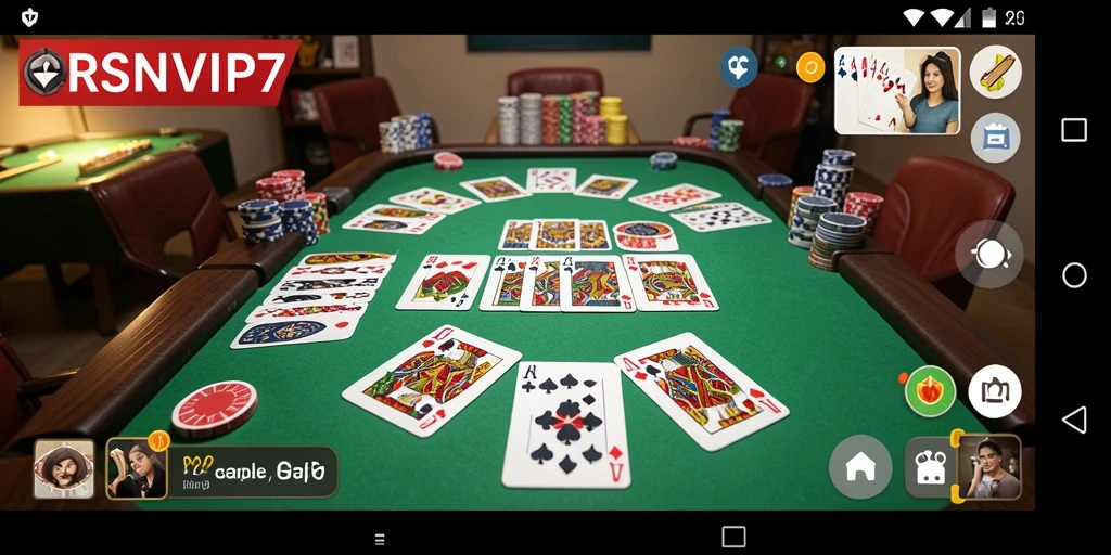 Tampilan gameplay Gaple yang seru dan interaktif di RSNVIP7.