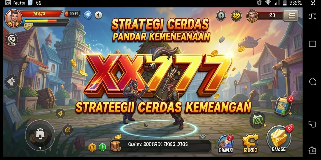 Tampilan penuh aksi dari gameplay XXX777 dalam pertempuran strategis.
